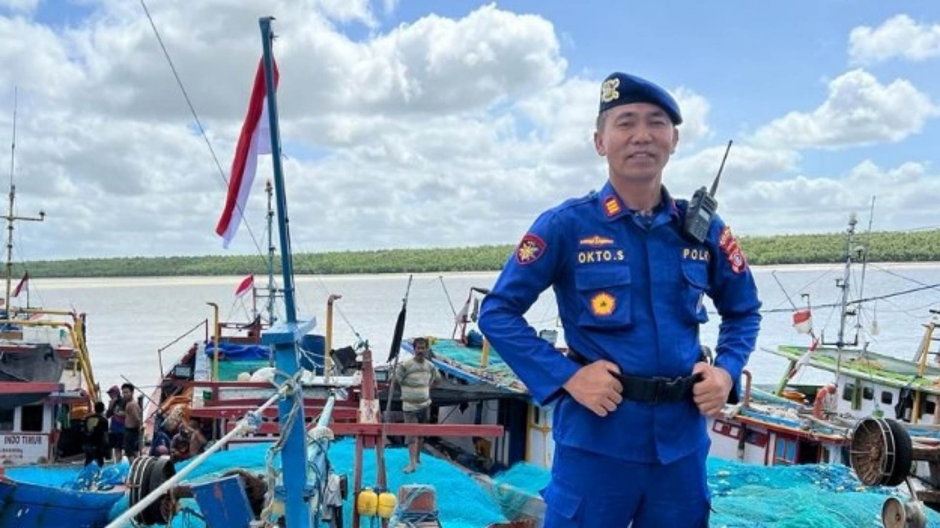 Kasatpolairud Polres Merauke, AKP Okto Samosir. Foto: Ami/ Papua60detik