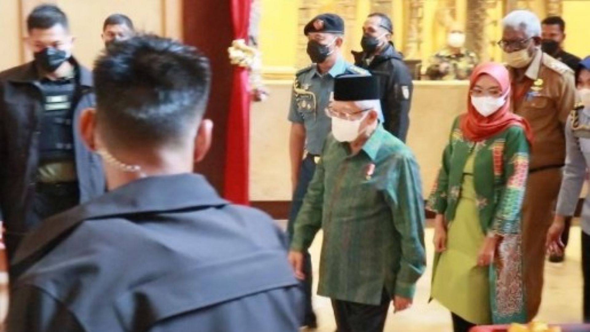 Wakil Presiden RI Ma’ruf Amin saat mengunjungi Timika pada Rabu (30/11/2022). Foto: Dok/ Papua60detik