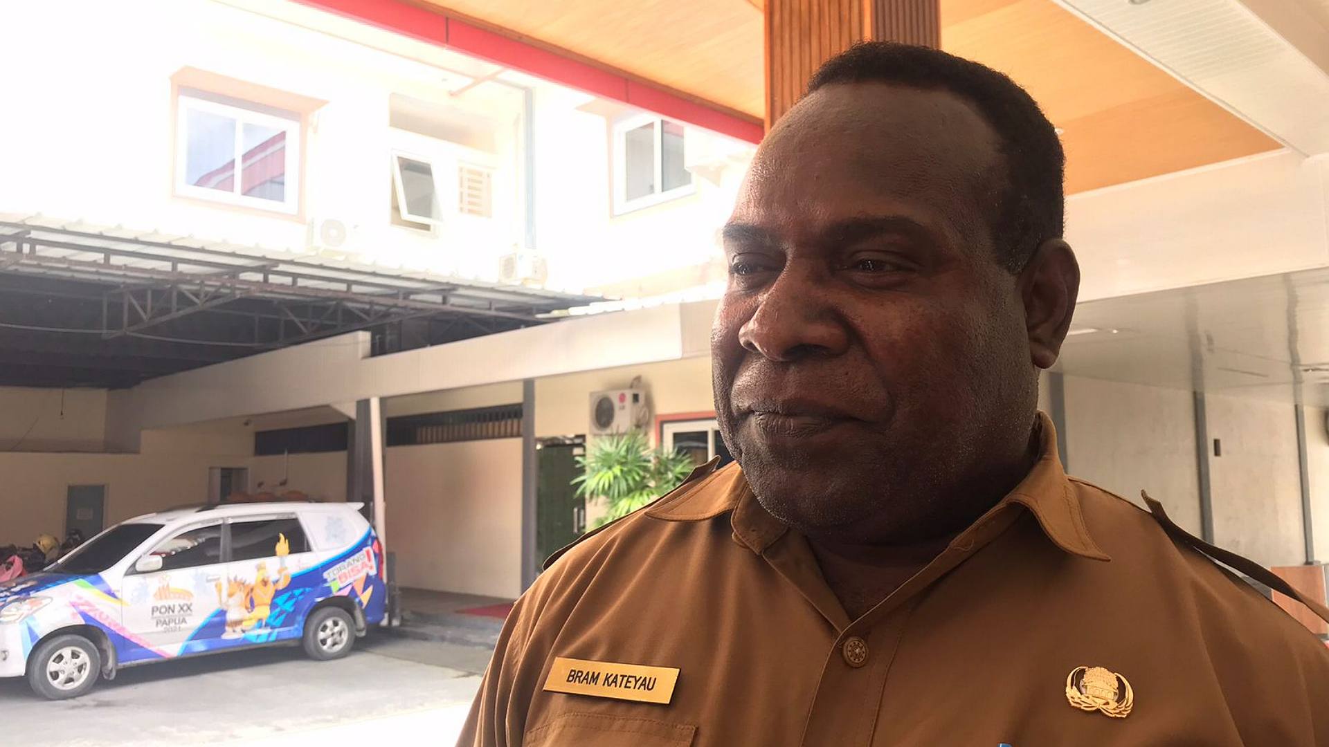 Kepala DPMPTSP Mimika, Abraham Kateyau. Foto: Faris/ Papua60detik