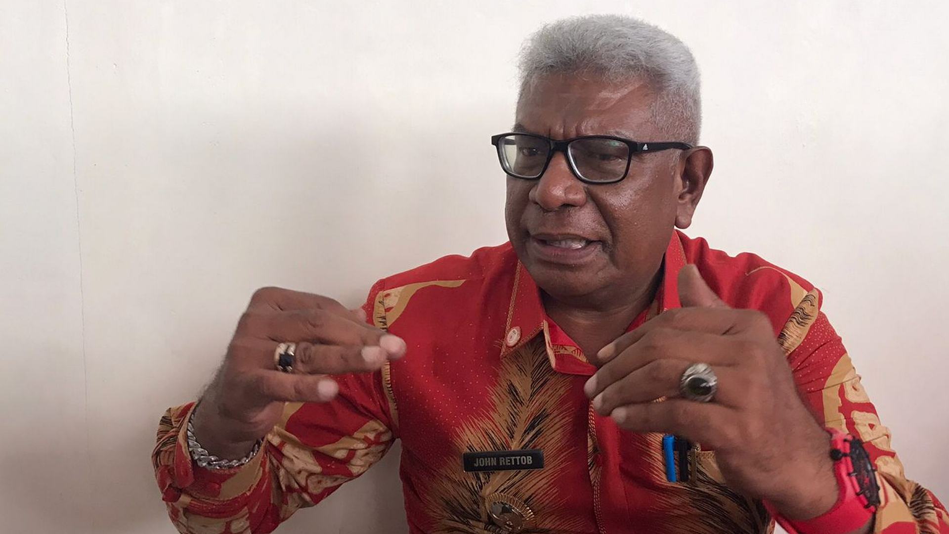 Plt Bupati Mimika, Johannes Rettob. Foto: Faris/ Papua60detik