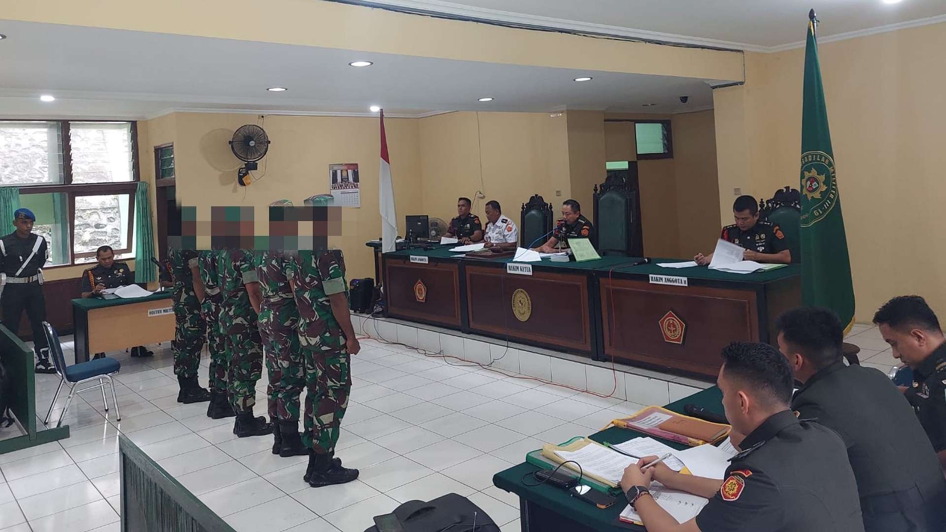 kasus-mutilasi-lima-terdakwa-oknum-tni-jalani-sidang-otmil-di-jayapura