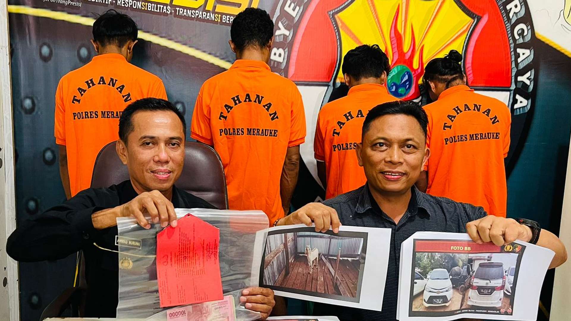 polisi-bekuk-4-pencuri-spesialis-kambing-di-merauke