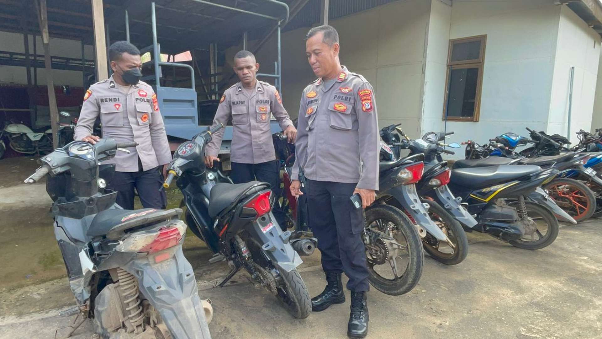 lima-motor-curian-kembali-diamankan-polisi-di-merauke