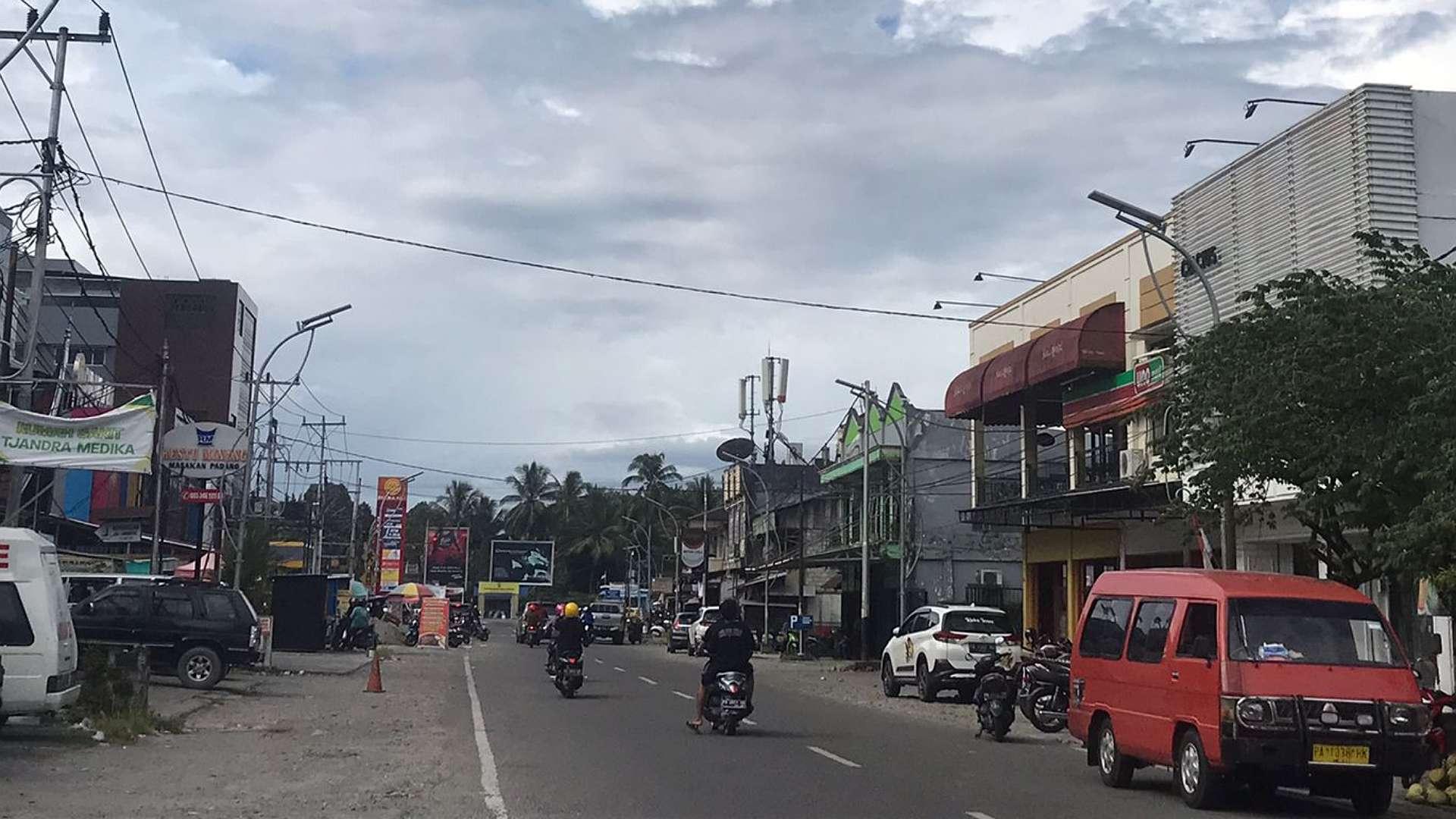 Jalan Budi Utomo, Timika. Foto: Faris/ Papua60detik