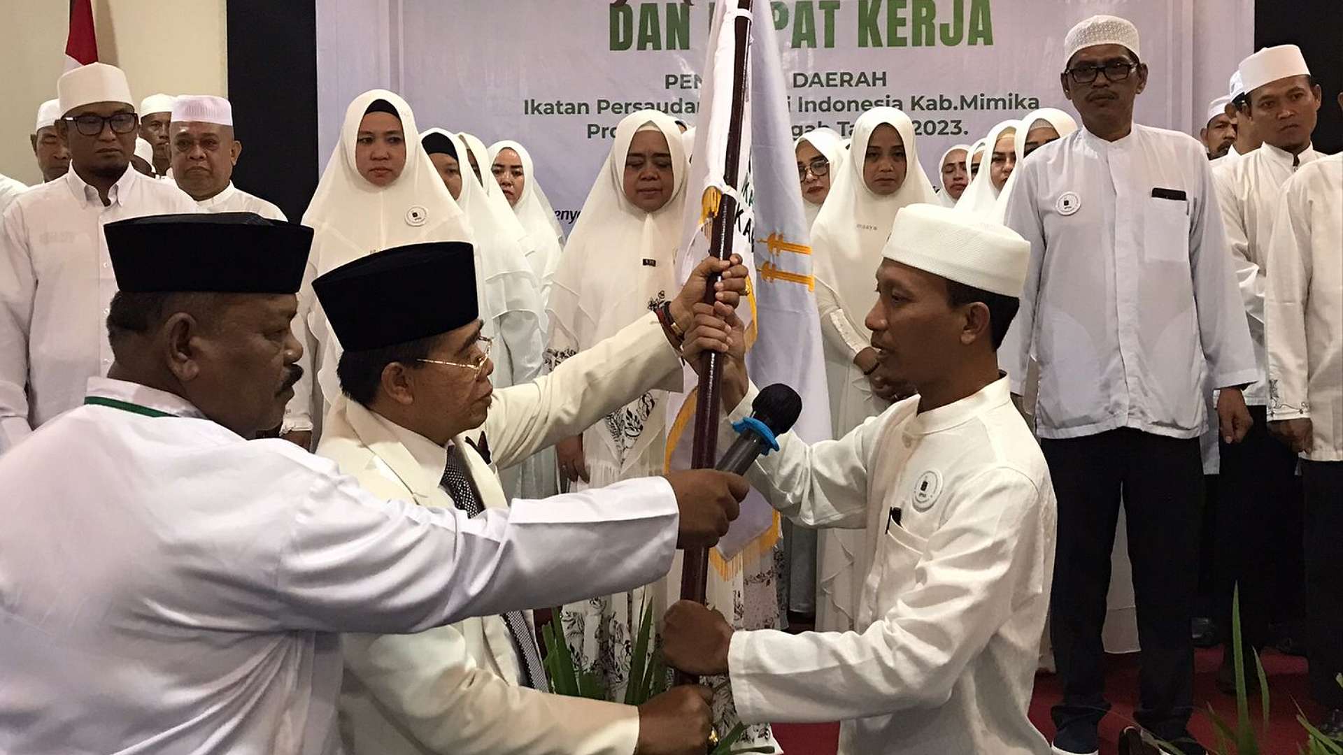 Pelantikan Pengurus Daerah IPHI Kabupaten Mimika, Sabtu (18/3/2023). Foto: Faris/ Papua60detik