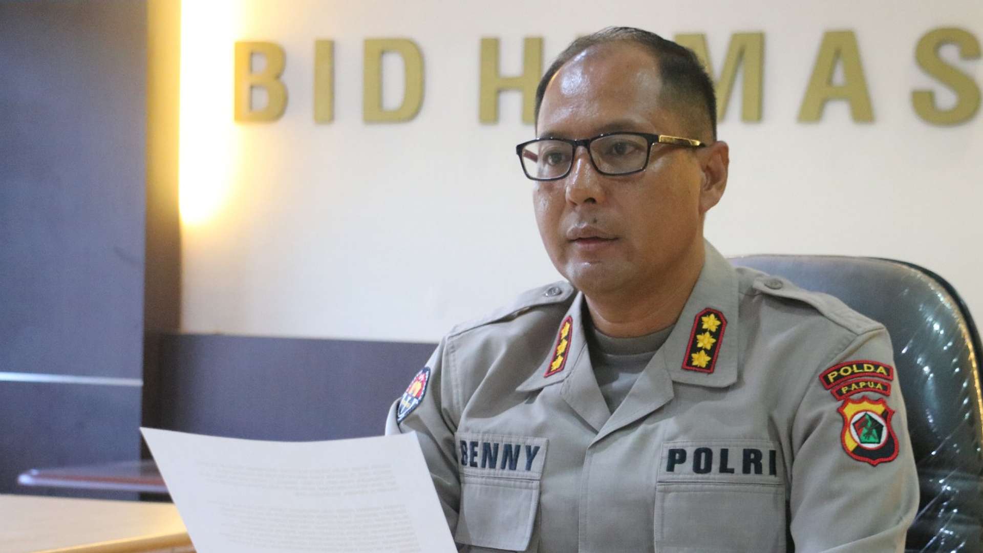 Kabid Humas Polda Papua Kombes Pol Ignatius Benny Ady Prabowo. Foto: Humas Polda Papua