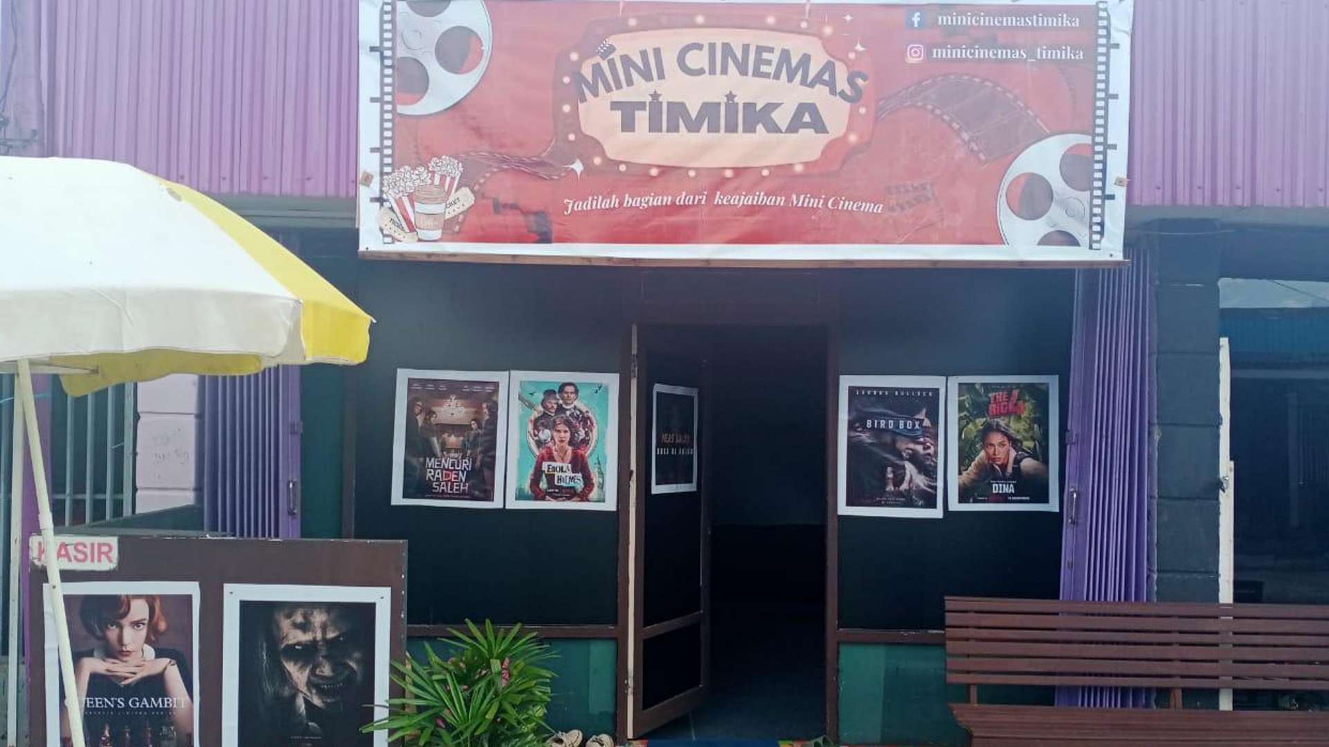 Mini Cinemas Timika (MCT)  di Jalan Kesehatan. Foto: Faris/ Papua60detik