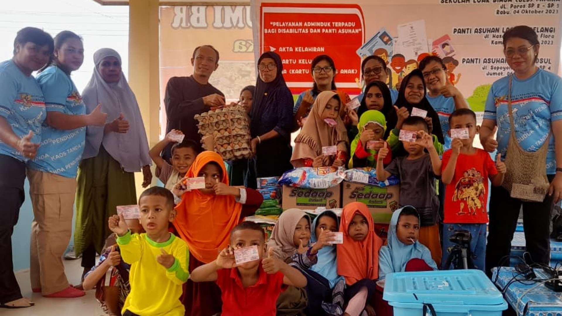 disdukcapil-mimika-buka-layanan-adminduk-di-slb-dan-panti-asuhan