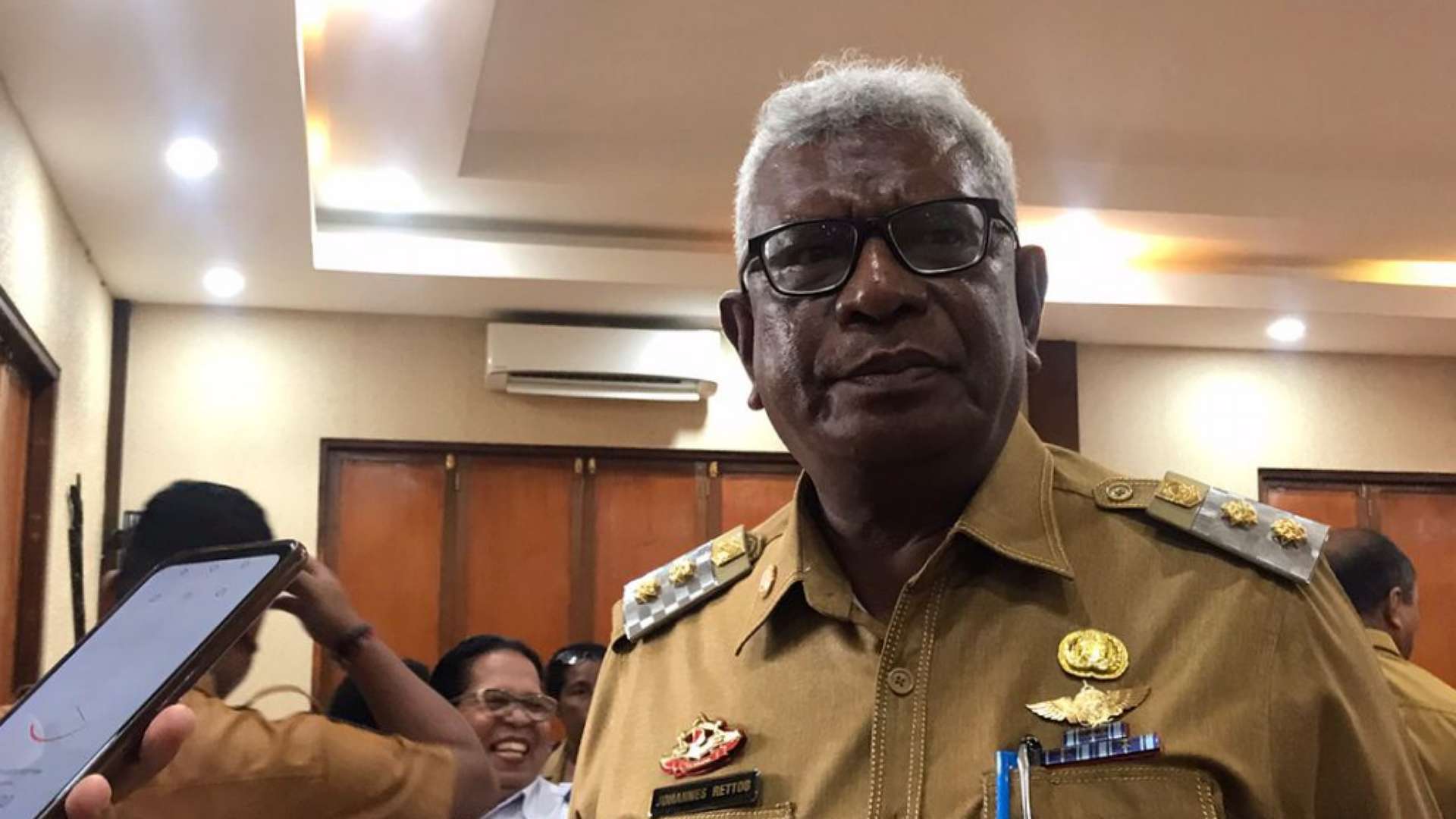 Johannes Rettob. Foto: Faris/ Papua60detik