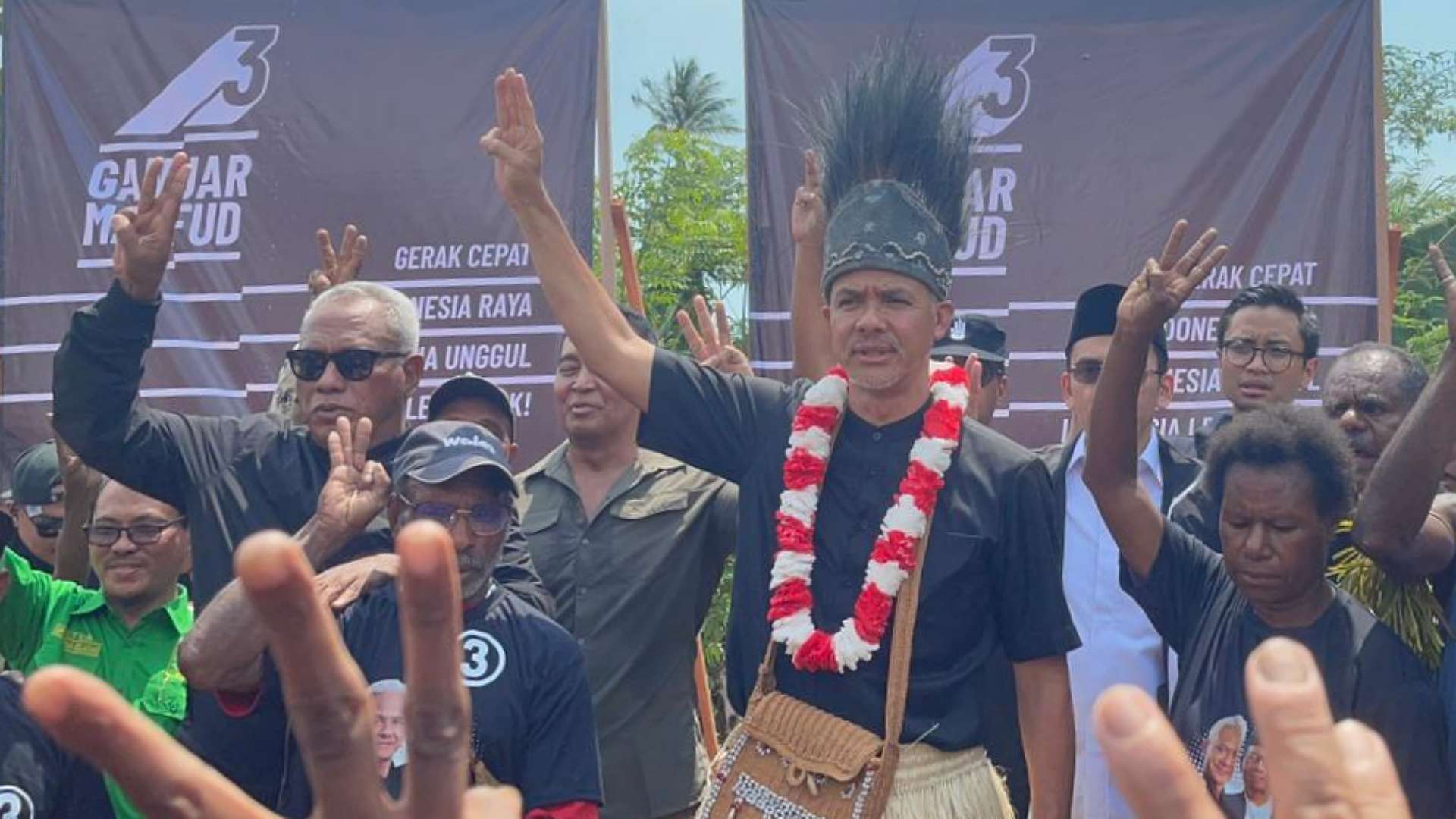 ganjar-pranowo-kampanye-perdana-di-merauke