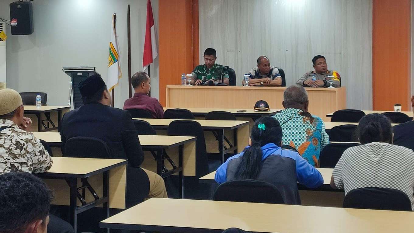 forkopimda-mimika-bertemu-bahas-dampak-kerusuhan-jayapura