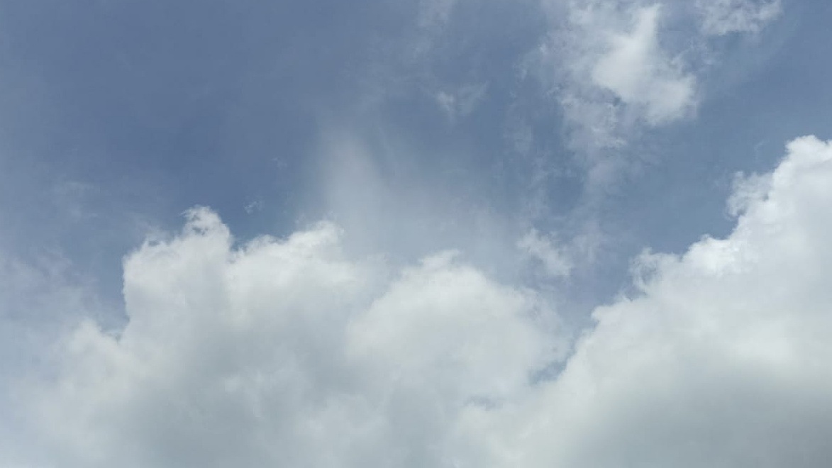 Langit Timika, Jumat (12/1/2024). Foto: Eka/ Papua60detik