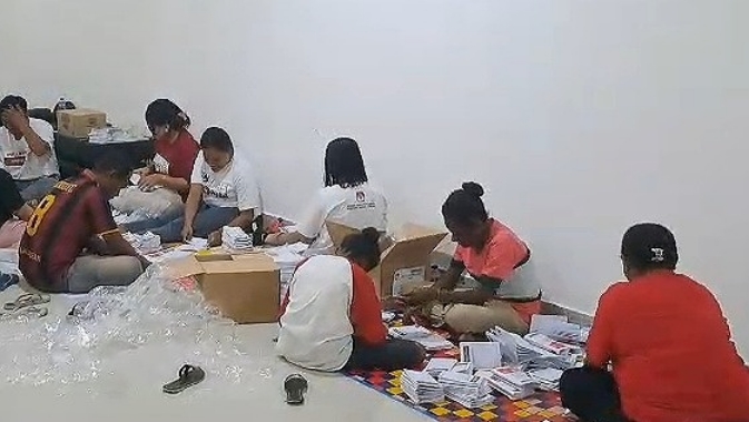 surat-suara-pilpres-di-kpu-mimika-ada-yang-rusak