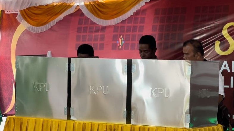 kpu-merauke-simulasi-pencoblosan-penghitungan-suara-pemilu-2024
