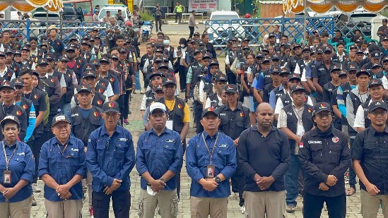 masa-tenang-bawaslu-papua-selatan-apel-patroli-pengawasan-kecurangan