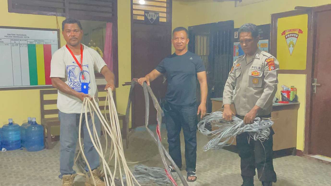 polisi-kejar-pelaku-pencurian-kabel-runway-bandara-mopah-merauke