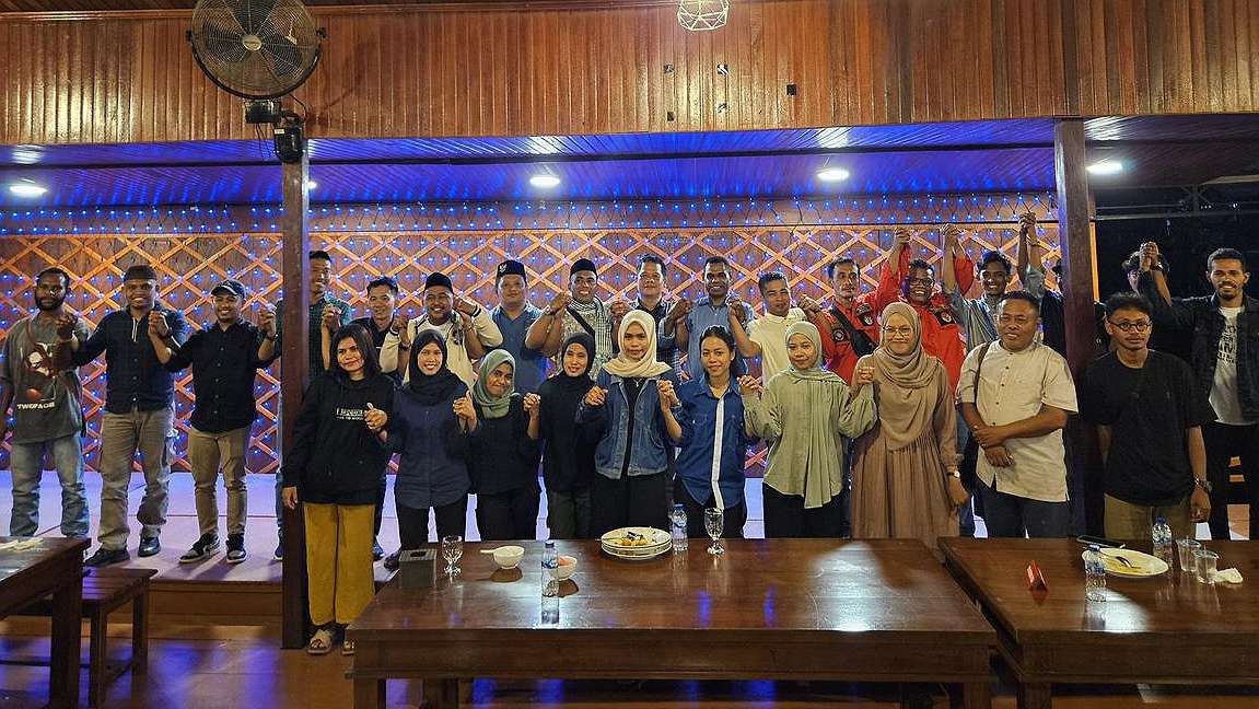 jalin-silaturahmi-kesbangpol-buka-puasa-bareng-okp-di-mimika
