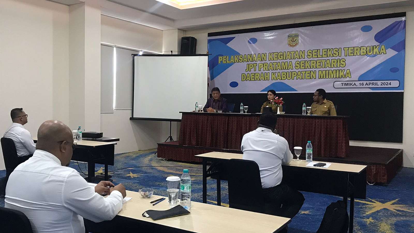 hari-ini-empat-pejabat-ikut-assessment-seleksi-sekda-mimika