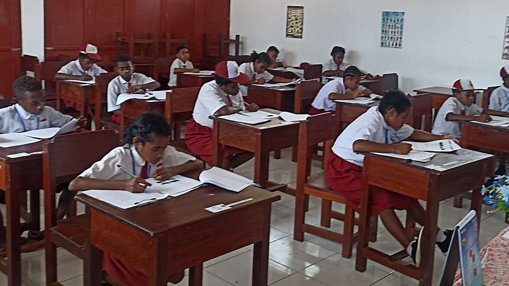 hari-terakhir-ujian-sekolah-sd-inpres-kwamki-i-kepsek-semua-siswa-oap