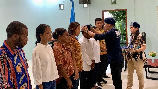 ketua-gmki-timika-lantik-pengurus-komisariat-amamapare